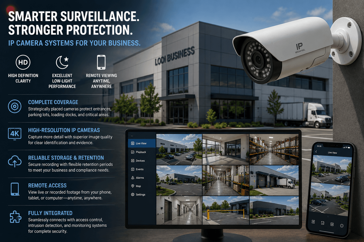 Business Security Cameras in Lodi, CA