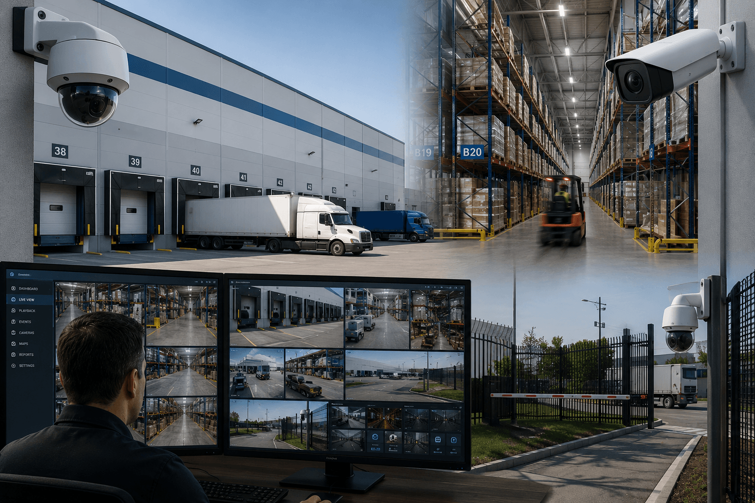 IP Camera Installation for Warehouses & Distribution